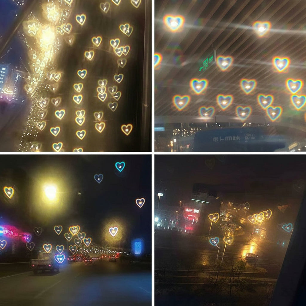 Heart Diffraction Glasses